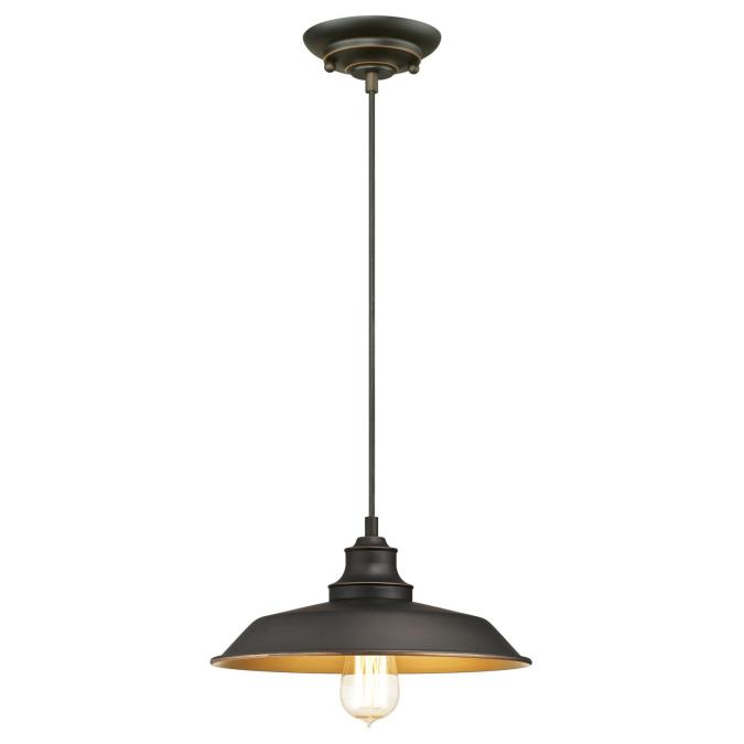 Einflammige Pendelleuchte Iron Hill von Westinghouse Lighting für 