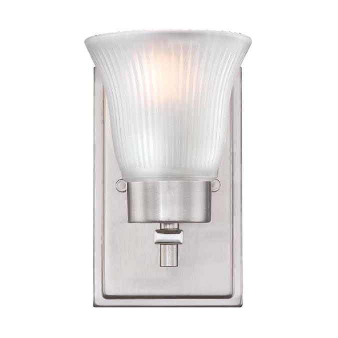 4,1 cm Mattiertes geriffeltes glockenförmiges Glas