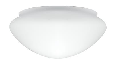 Lampenschirm 13,1 cm aus satiniertem Glas, Pilzform